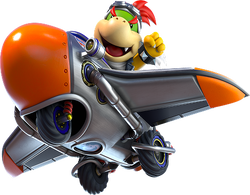 Artwork of Bowser Jr. in Mario Kart World