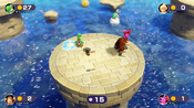 Hammer Drop Try to get the coins, but watch out for hammers. Your coins get zeroed out if you fall off the edge!