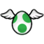 Yoshi's team emblem from Mario Strikers Charged
