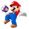Mario juggling a soccer ball