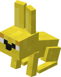 Minecraft Mario Mash-Up Gold Rabbit Baby Render.png