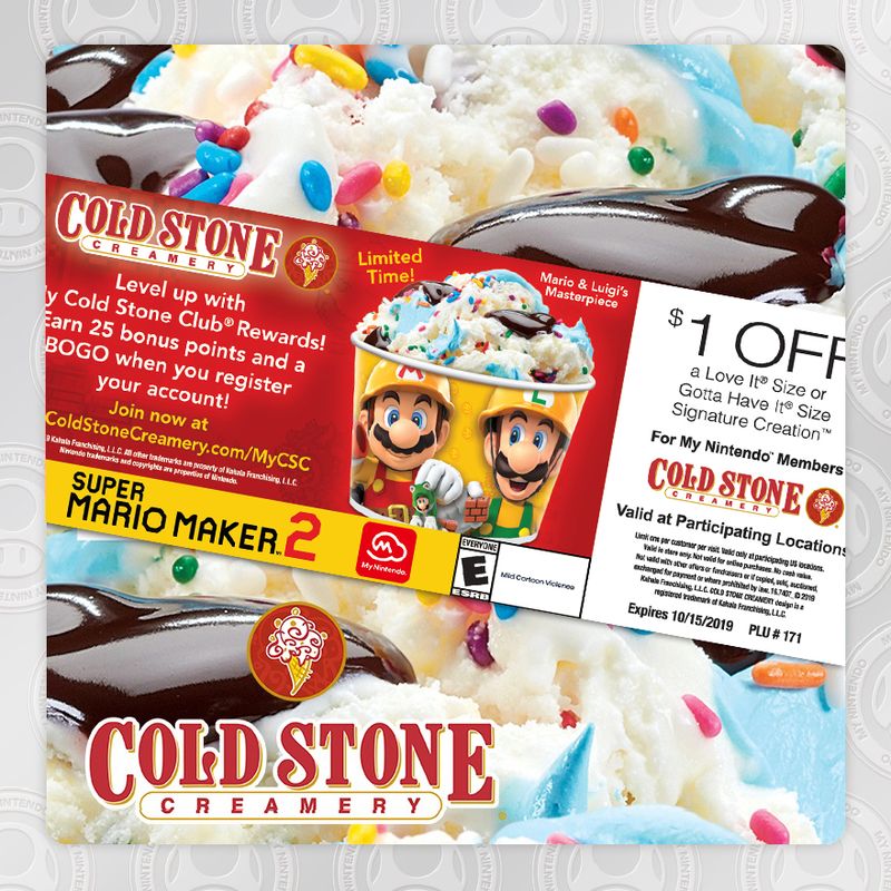 FileMy Nintendo Cold Stone coupon.jpg Super Mario Wiki, the Mario