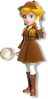 Artwork of Detective Peach from Princess Peach: Showtime!