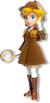 Artwork of Detective Peach from Princess Peach: Showtime!