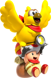 SMBW NS2E Artwork Captain Toad and Plucky.png
