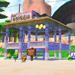 The Sand Cabana from Super Mario Sunshine
