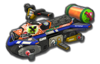 Orange Inkling Girl's Splat Buggy body from Mario Kart 8 Deluxe