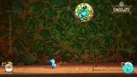 Boss fight with the core of the moon in Yoshi and the Mysterious Book