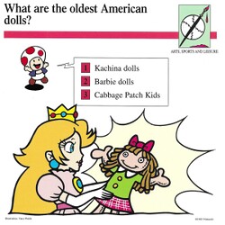 A card from Mario Quiz Cards