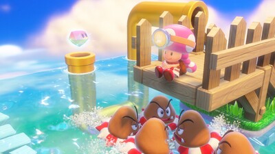 Check out Toadette as she tracks treasure! image