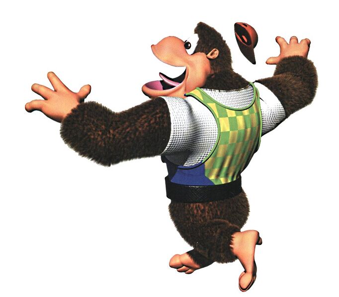 File:Chunky Kong yelling DK64 artwork.jpg