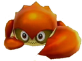In-game model of a red Crabber from Super Mario Galaxy