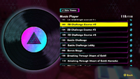 The disc for the song "2D Challenge Course #2" in Donkey Kong Bananza