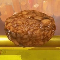 Screenshot of a meat chunk from Donkey Kong Bananza.