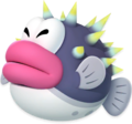 A Porcupuffer from Dr. Mario World