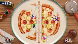 Eatsa Pizza from Mario Party Superstars.