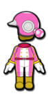 Toadette Mii racing suit from Mario Kart 8 Deluxe