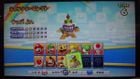 The character select screen in the final game - this particular screen shows that Bowser Jr. has just been unlocked, but the other two characters (Wario and Waluigi in this case) are still locked.