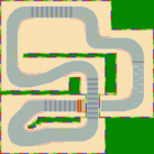 MKSC SNES Mario Circuit 2 Map.png