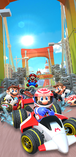 The 2021 Mario Tour from Mario Kart Tour.