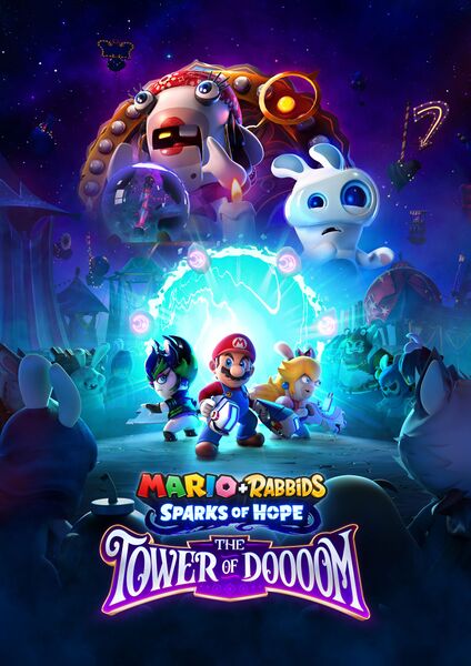 File:Mario + Rabbids Sparks of Hope DLC 1 - The Tower of Doooom - Key Art.jpg