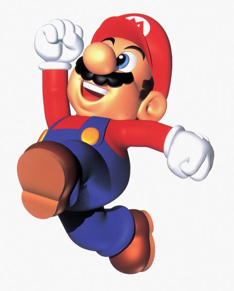 File:Mario Jumping Artwork (alt) - Super Mario 64.jpg