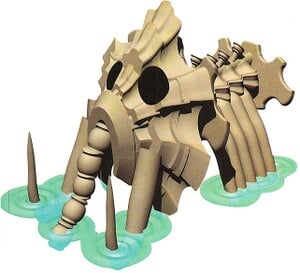 Artwork of a Mastadoom from Super Mario RPG: Legend of the Seven Stars