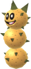 Artwork of a Pokey from New Super Mario Bros. Wii.