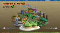 De lucht Zenuwinzinking moed World 4 (New Super Mario Bros. Wii) - Super Mario Wiki, the Mario  encyclopedia