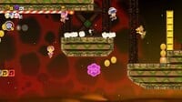 The second 10-flower coin in the level Deep Magma Bog Flying Battleship in Super Mario Bros. Wonder