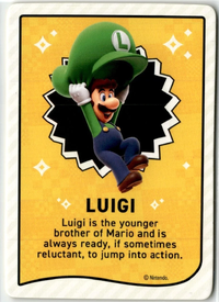 One of the Super Mario Bros. Wonder Trading Cards.