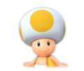 Yellow Toad's character select portrait