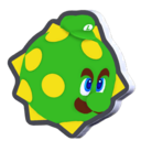 Spike Ball Luigi Standee from Super Mario Bros. Wonder