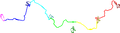 The full map with each section separated by color and the original tracks added