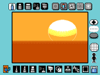 Rocket Erase effect in WarioWare: D.I.Y.