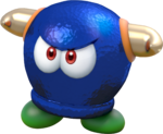 Artwork of a Bully from Super Mario 3D World.