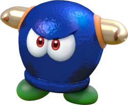 Artwork of a Bully from Super Mario 3D World.