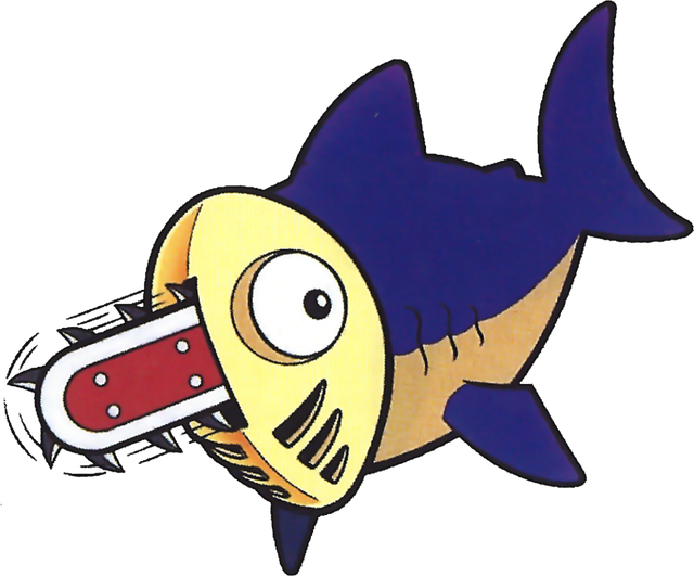 Chain-Saw Fish - Super Mario Wiki, the Mario encyclopedia
