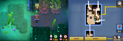 Fourteenth block in Gwarhar Lagoon of Mario & Luigi: Superstar Saga + Bowser's Minions.