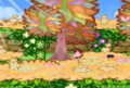Two Happy Flower badges on the overworld