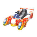 The Flaming Speeder from Mario Kart Tour