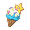 A sticker from Mario Kart World