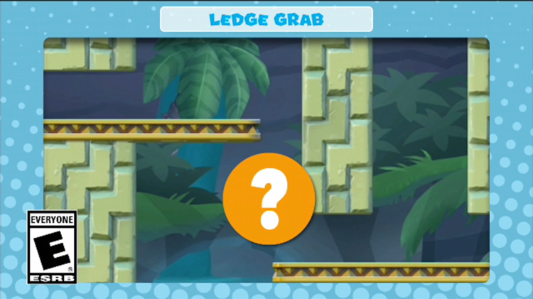 A frame of the video shown with the third question in Mini Mario & Friends: amiibo Challenge Trivia Quiz