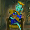 Gold frame of Neville in Luigi's Mansion for the Nintendo 3DS