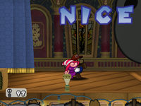 Vivian performing Veil in Paper Mario: The Thousand-Year Door.