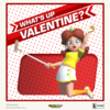 Valentine's Day E-card featuring Mario Golf: Super Rush artwork of Daisy