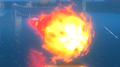 A gigantic fireball shot by Fury Bowser during a battle