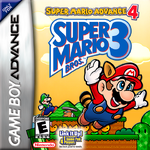 The North American box art for the later release of Super Mario Advance 4: Super Mario Bros. 3, which did not include e-Reader cards.