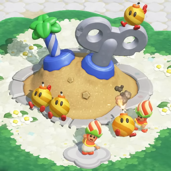 File:SMBW NS2E Bob-omb Relay Attraction.png