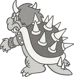 Artwork of Bowser's Brother from the Family Computer Disk System version of Super Mario Bros.: The Lost Levels.